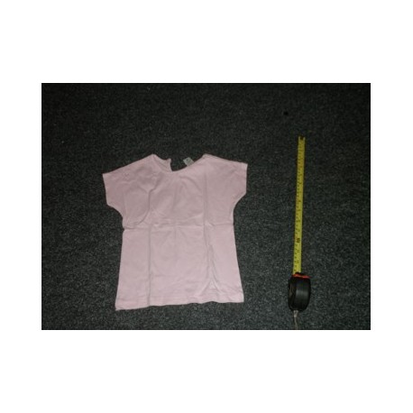 Růžové tričko s krátkým rukávem